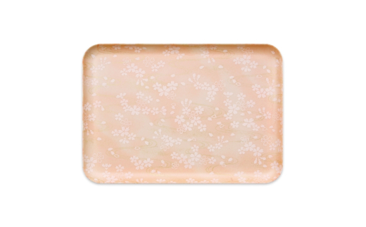 タツクラフト 友禅和紙トレー M 33cm 2枚セット 桜 流水紋 【Tk304】【ttcf922-yum-2】