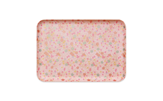 タツクラフト 友禅和紙トレー M 33cm 2枚セット 小花 吹雪 【Tk306】【ttcf922-yum-4】