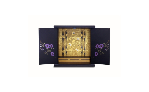 タツクラフト 紀州塗り ミニ仏壇 小 鉄仙 【Tk239】【ttcf922-butu-ssen】