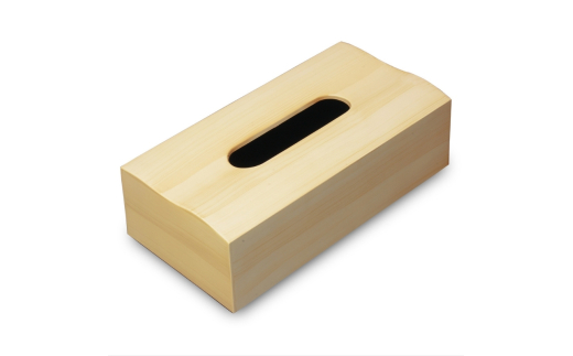 木目塗り ティッシュボックス イエローメープル 2個組 タツクラフト 【Tk355】【ttcf922-moku-yel】