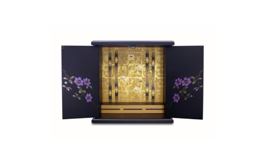 タツクラフト 紀州塗り ミニ仏壇 大 鉄仙 【Tk240】【ttcf922-butu-lsen】