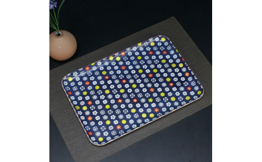 タツクラフト 友禅和紙トレー Ｍ 33cm 2枚セット 小花 小紋 【Tk310】【ttcf922-yum-8】