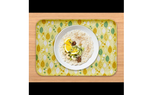 友禅染和紙トレー M 33cm 2枚セット オータムリーフ イエロー タツクラフト 【Tk274】【ttcf922-yuz33-aut】