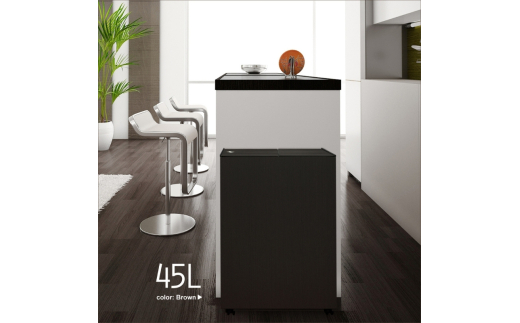 【ブラウン】Bosk バスク キッチンペール 45L タツクラフト 【Tk2】【ttcf922-kpl-br】