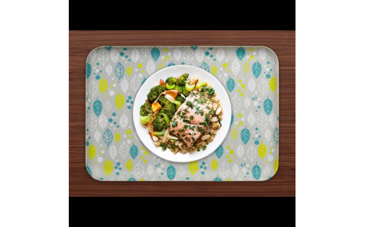 友禅染和紙トレー M 33cm ２枚セット ウインターリーフ グレー タツクラフト 【Tk287】【ttcf922-yuz33-win】