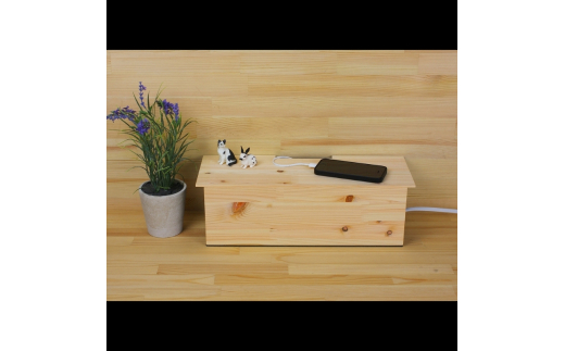タツクラフト ひのき張り ケーブルBOX L 【Tk278】【ttcf088】