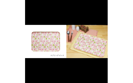 友禅染和紙トレー L 39cm 2枚セット スプリング リーフ ピンク タツクラフト 【Tk295】【ttcf922-yuz39-spr】