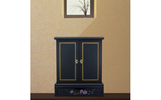 タツクラフト 紀州塗り ミニ仏壇 大 鉄仙 【Tk240】【ttcf922-butu-lsen】