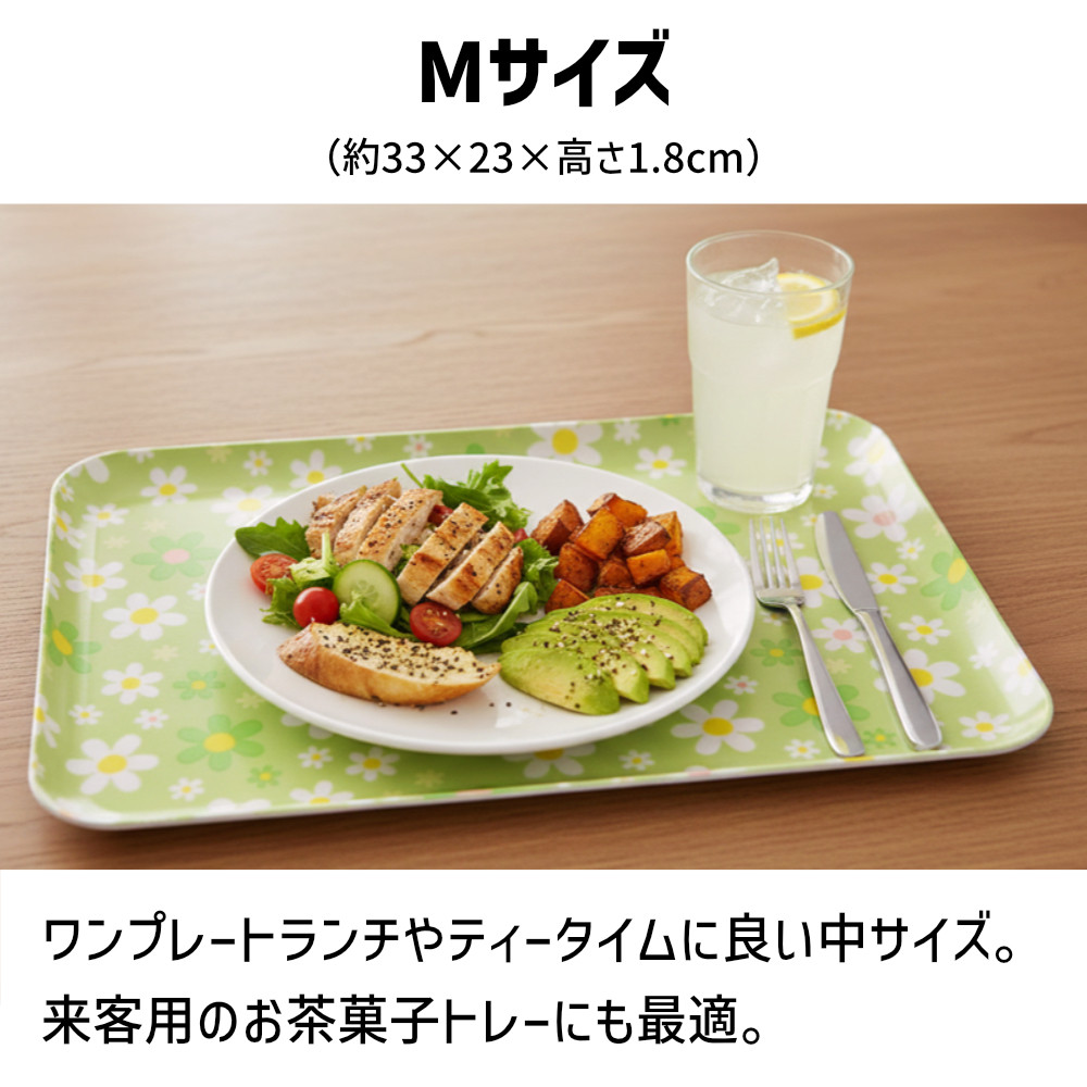 TATSU-CRAFT マグネットトレー M 33cm マーチ GR グリーン すべり止め付き ［Tk1092］