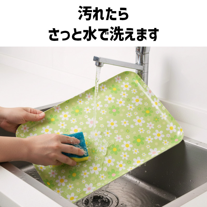 TATSU-CRAFT マグネットトレー M 33cm マーチ YE イエロー すべり止め付き ［Tk1093］