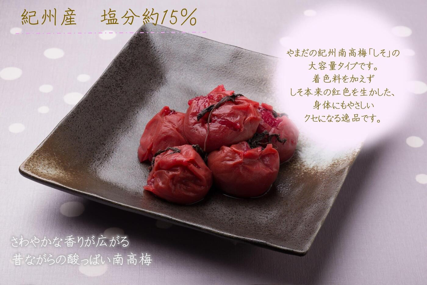 【定期便・3ヵ月毎 全3回】ご家庭用 紀州南高梅 しそ漬 つぶれ 700g×2 ［YM16］