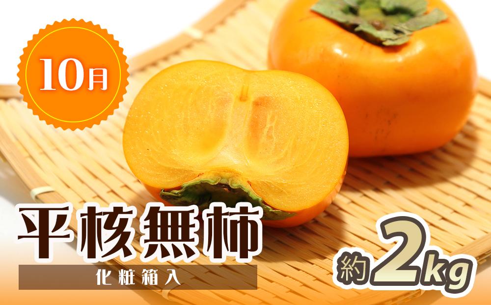 【7・8・10月 全3回】紀州和歌山産旬のフルーツセット（桃・ピオーネ・ひらたねなし柿）定期便 【魚鶴商店】【UT67】