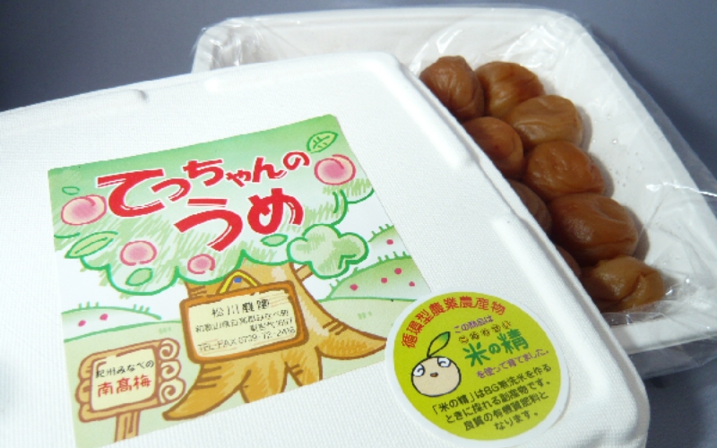 てっちゃんの梅(白干し梅) matunou001A