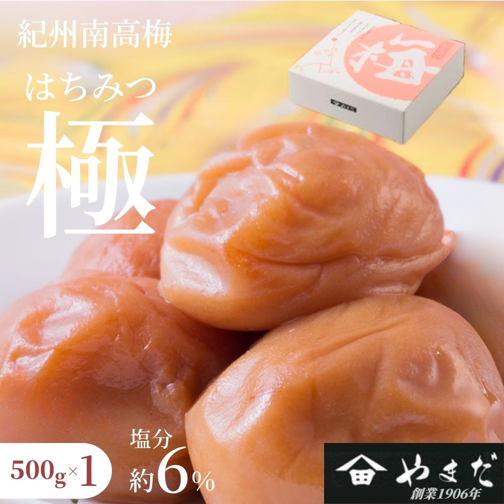紀州南高梅 はちみつ極（塩分約6%） 500g　【yamada020】