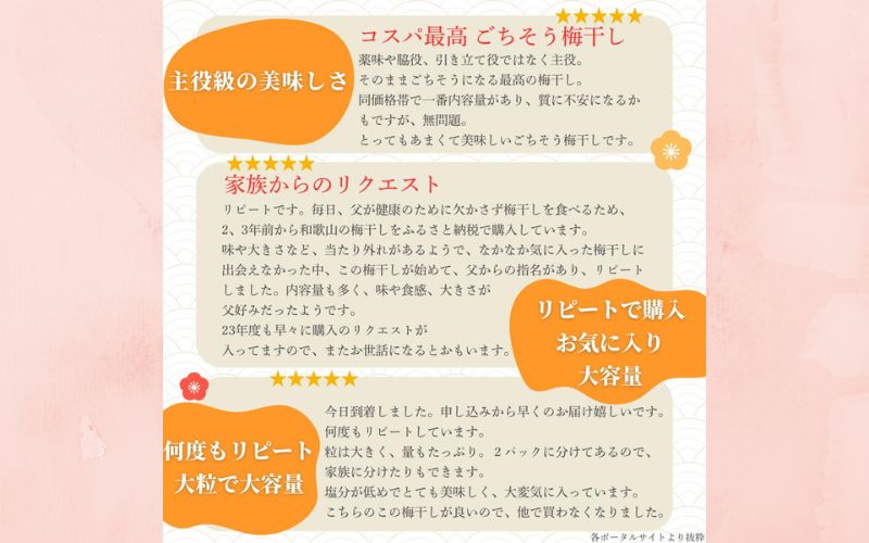【定期便全3回】【塩分7％】はちみつ梅干し1.2kg 紀州南高梅 和歌山県産[ご家庭用]【baijuen-tkb001】