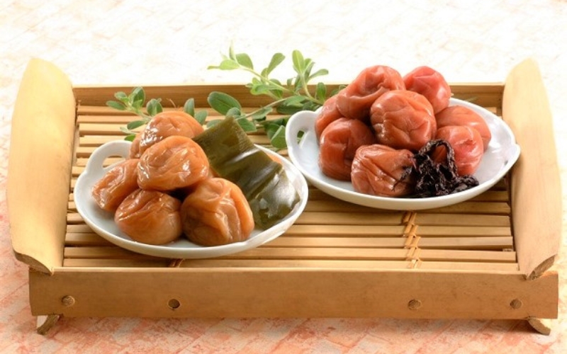 紀州みなべの南高梅(しそ漬・昆布梅セット)250g×2 【yplu002A】