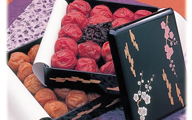 紀州南高梅 二段重箱（はちみつ・昔しそ） 1kg（500g×2） sekifz012B