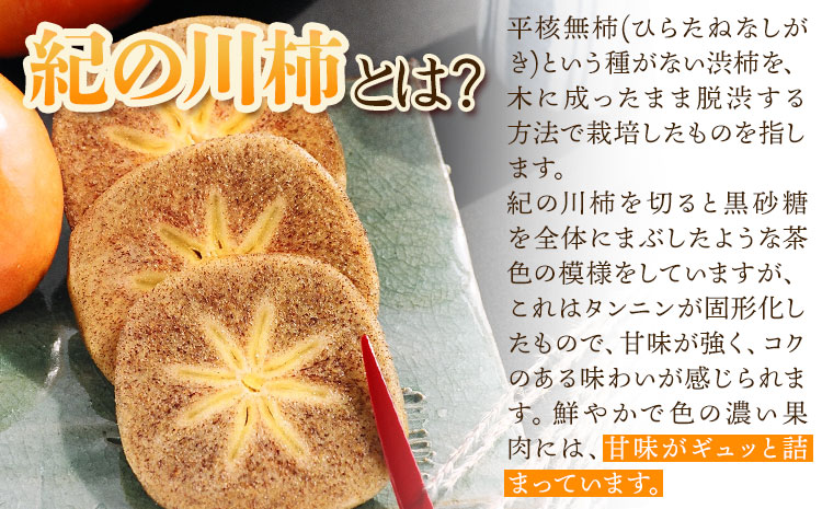 ＜先行予約＞希少 紀の川柿 約1.8～2kg（種無し）秀選品 厳選館 《2025年10月中旬-11月中旬頃出荷》 和歌山県 日高川町 柿 カキ かき ジューシー フルーツ