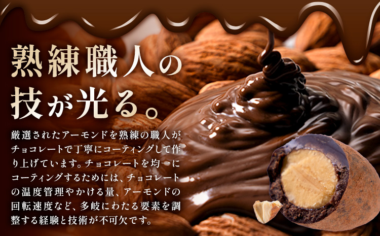 ココア アーモンドチョコ 100g《30日以内に出荷予定(土日祝除く)》和歌山県 日高川町 送料無料 スイーツ デザート お菓子 おやつ チョコ アーモンド アーモンドチョコ ココア(f-2)