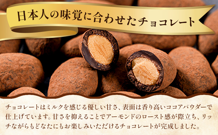 ココア アーモンドチョコ 100g《30日以内に出荷予定(土日祝除く)》和歌山県 日高川町 送料無料 スイーツ デザート お菓子 おやつ チョコ アーモンド アーモンドチョコ ココア(f-2)