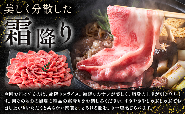 牛肉 熊野牛 霜降り スライス 500g グリーンファーム《30日以内に出荷予定(土日祝除く)》和歌山県 日高川町 熊野牛 スライス しゃぶしゃぶ すき焼き(F-5)