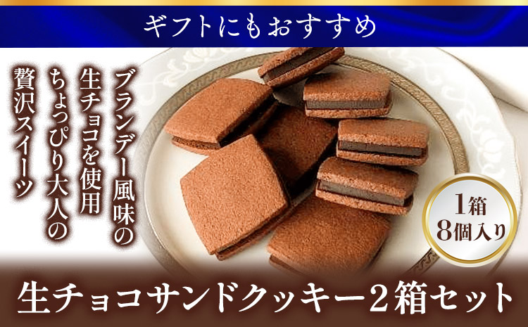 生チョコサンドクッキー2箱セット (1箱8個入り) 株式会社たにぐち ...