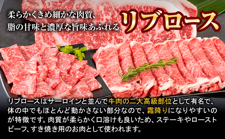 牛肉 熊野牛 リブロース すき焼き しゃぶしゃぶ 用 400g 株式会社Meat Factory《30日以内に出荷予定(土日祝除く)》和歌山県 日高川町 送料無料 国産 牛肉 肉 黒毛和牛 リブ ロース すきやき しゃぶしゃぶ 鍋 お取り寄せグルメ