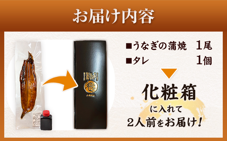 大型サイズ ふっくら柔らか国産 うなぎ 蒲焼き 1尾 化粧箱入(真空パック入) 株式会社魚鶴商店《30日以内に出荷予定(土日祝除く)》 和歌山県 日高川町 うなぎ 鰻 ギフト 贈り物