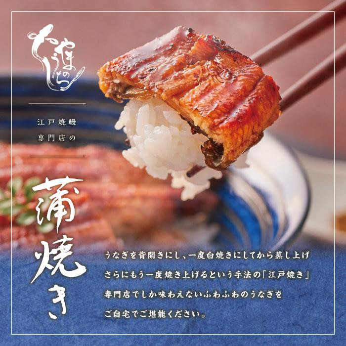 【定期便3回 毎月発送】〈うなぎ専門店やまのうち〉江戸焼き うなぎ 蒲焼き 2尾