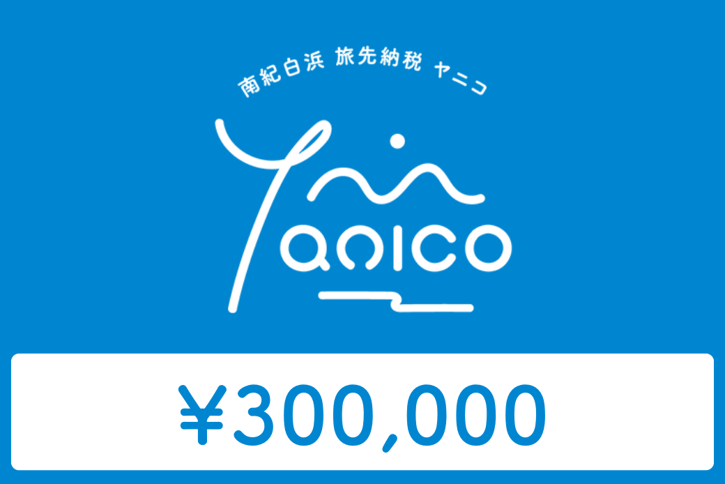 【JALの旅先納税】南紀白浜 Yanico（ヤニコ）300,000円分