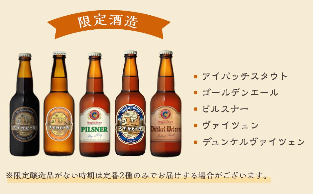 【定期便 全12回】ナギサビール330ml×12本を毎月お届け（季節限定商品を含む3種類）