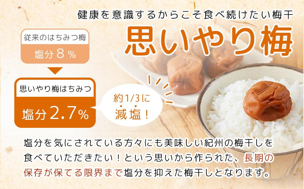 紀州南高梅 塩分約2.7% 大粒 訳ありつぶれ梅 はちみつ梅 400g×2個 800g 減塩梅干し 紀州梅本舗【大粒 つぶれ梅 南高梅 ワケあり 梅干し お漬物 和歌山県 白浜町】