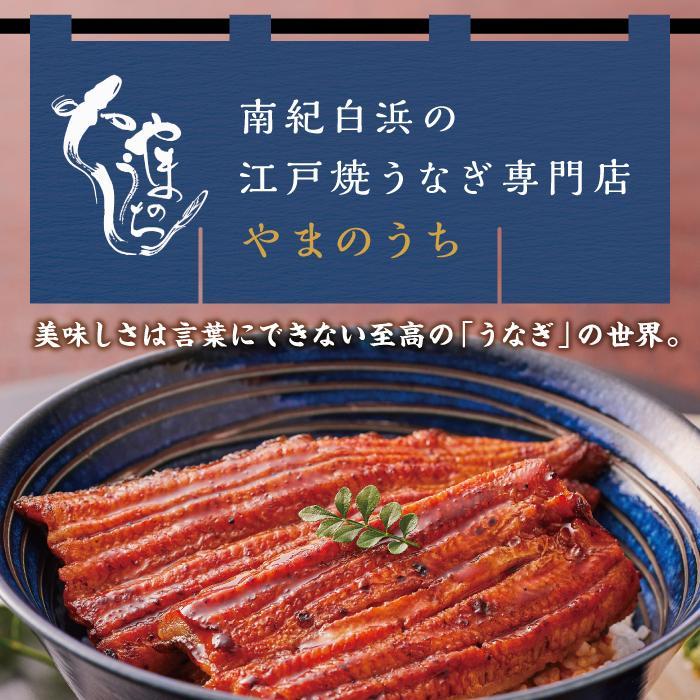 〈うなぎ専門店やまのうち〉江戸焼き うなぎ 蒲焼き　2尾 和歌山県 うなぎ国産 冷凍 蒲焼 かば焼き うな重 ひつまぶし タレ 山椒 土用の丑の日 ウナギ 白浜町 ふるさと納税 鰻 国産