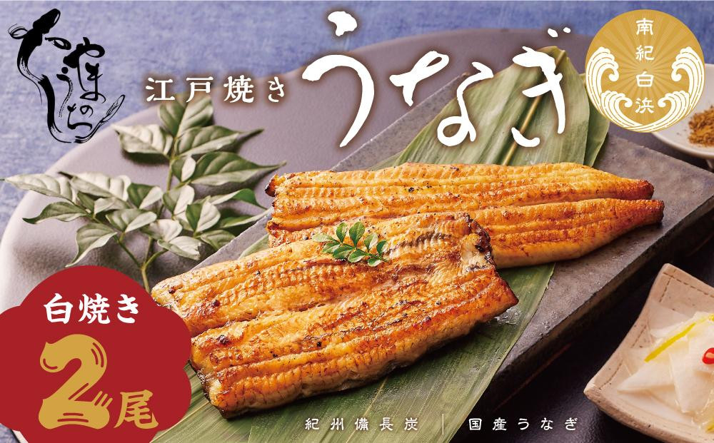 【定期便3回 毎月発送】〈うなぎ専門店やまのうち〉江戸焼き うなぎ 白焼き 2尾