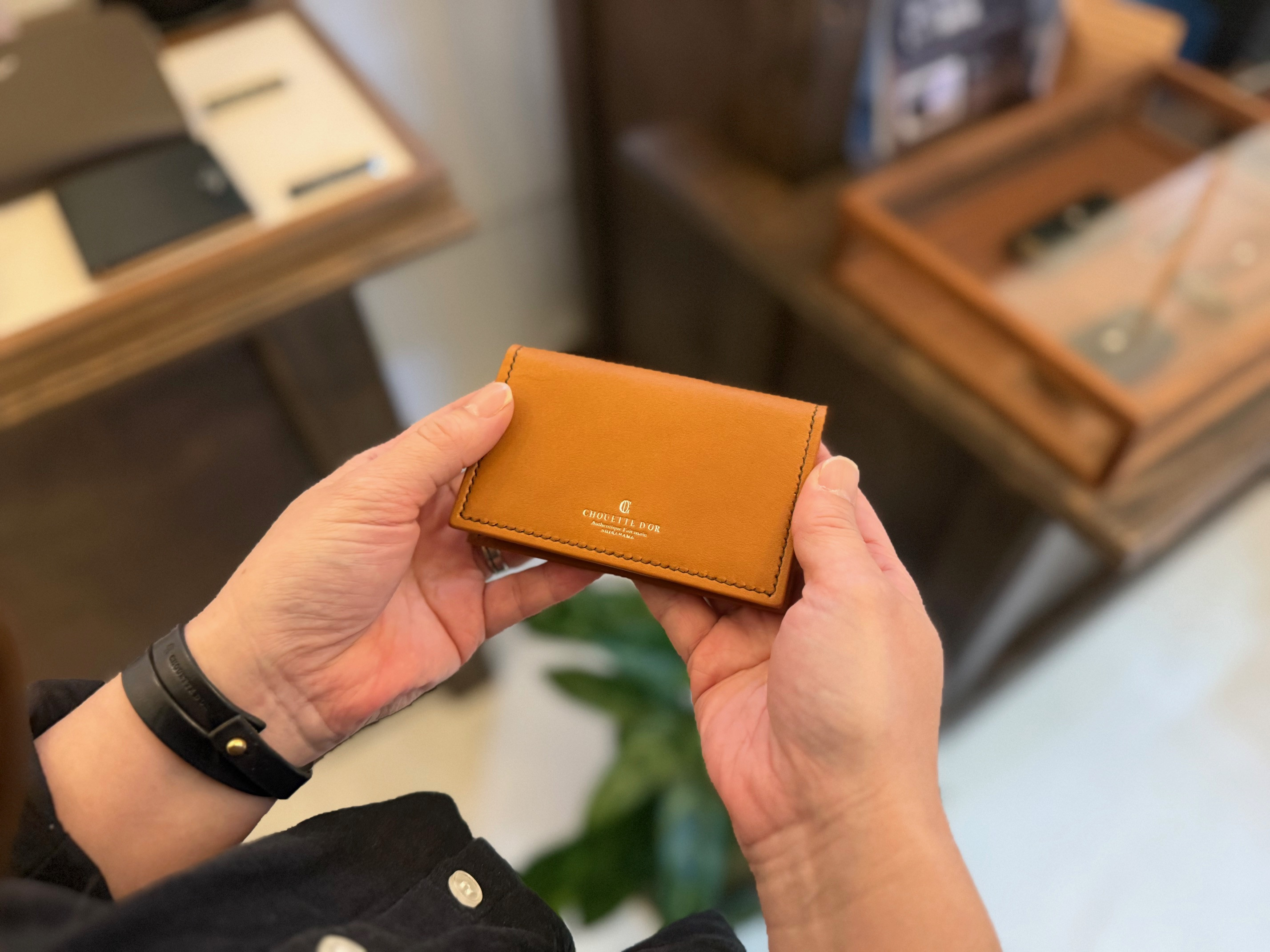 革職人が作る牛革名刺入れ Card case［CML］