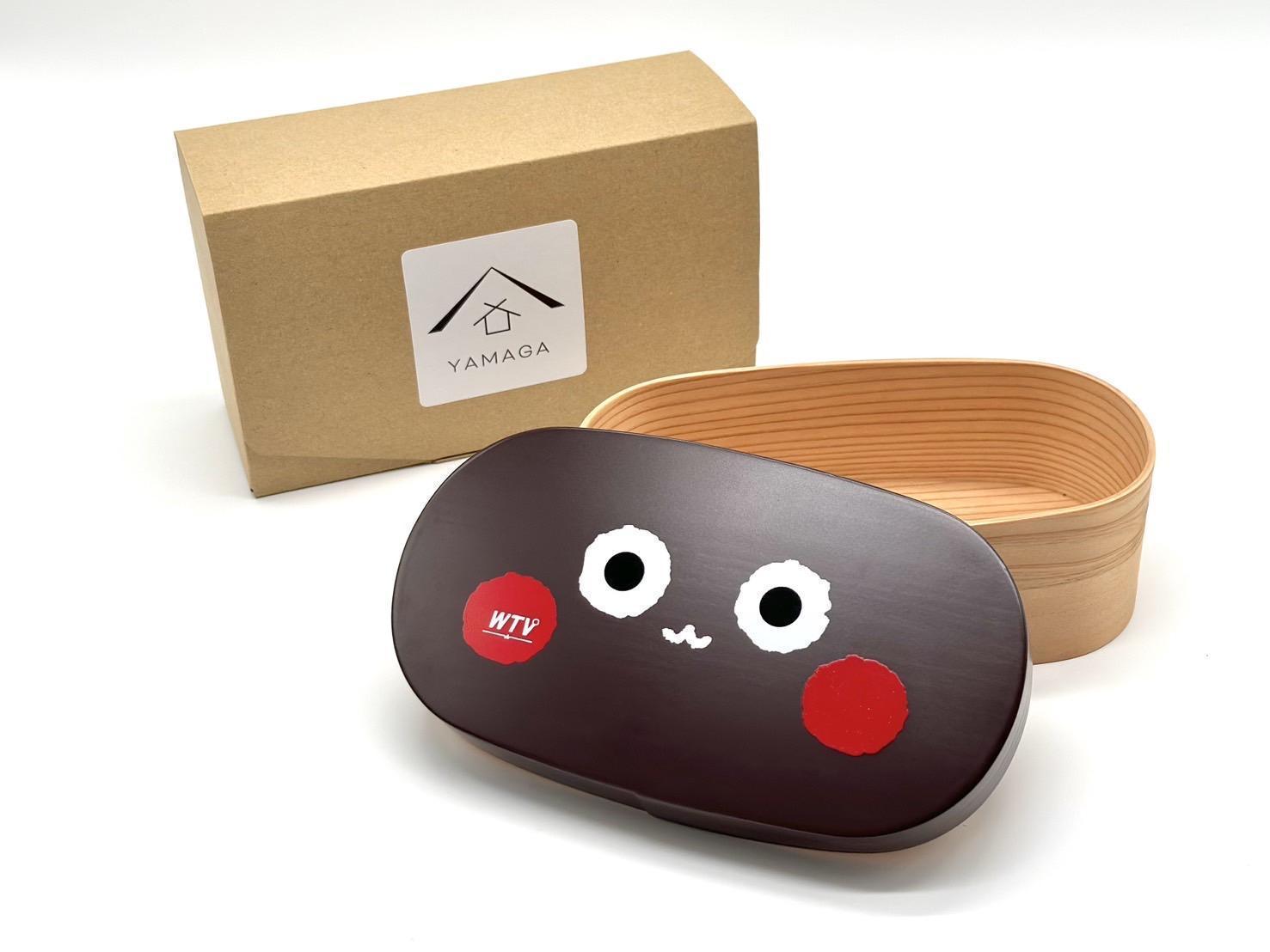 紀州漆器 テレビ和歌山×山家漆器店 木製 曲げわっぱ 栄谷五郎 まげわっぱ［YS148］