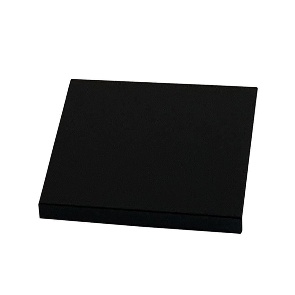 正角板 花台 敷板 両面塗 黒/朱 8号(24cm)【YG349】