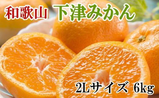 【産直・秀品】和歌山下津みかん約6kg（2Lサイズ）★2025年11月中旬頃より順次発送【TM75】