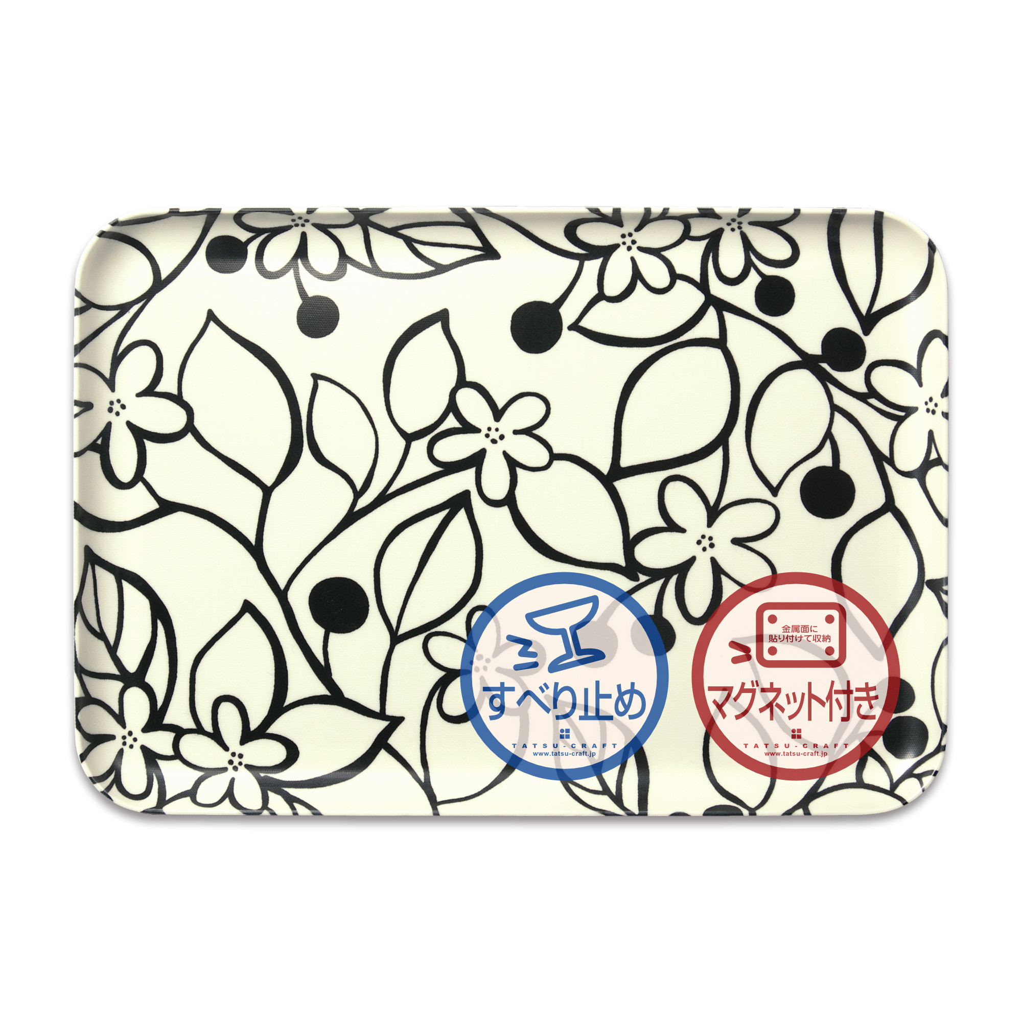 TATSU-CRAFT マグネットトレー M 33cm グローヴ すべり止め付き ［Tk1075］