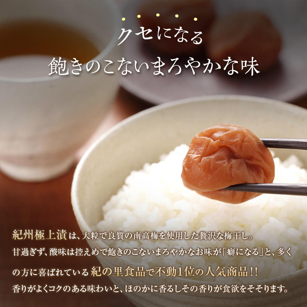 つぶれ梅 2種セット 極上漬＆はちみつ梅 300g×2 ［Kn13］