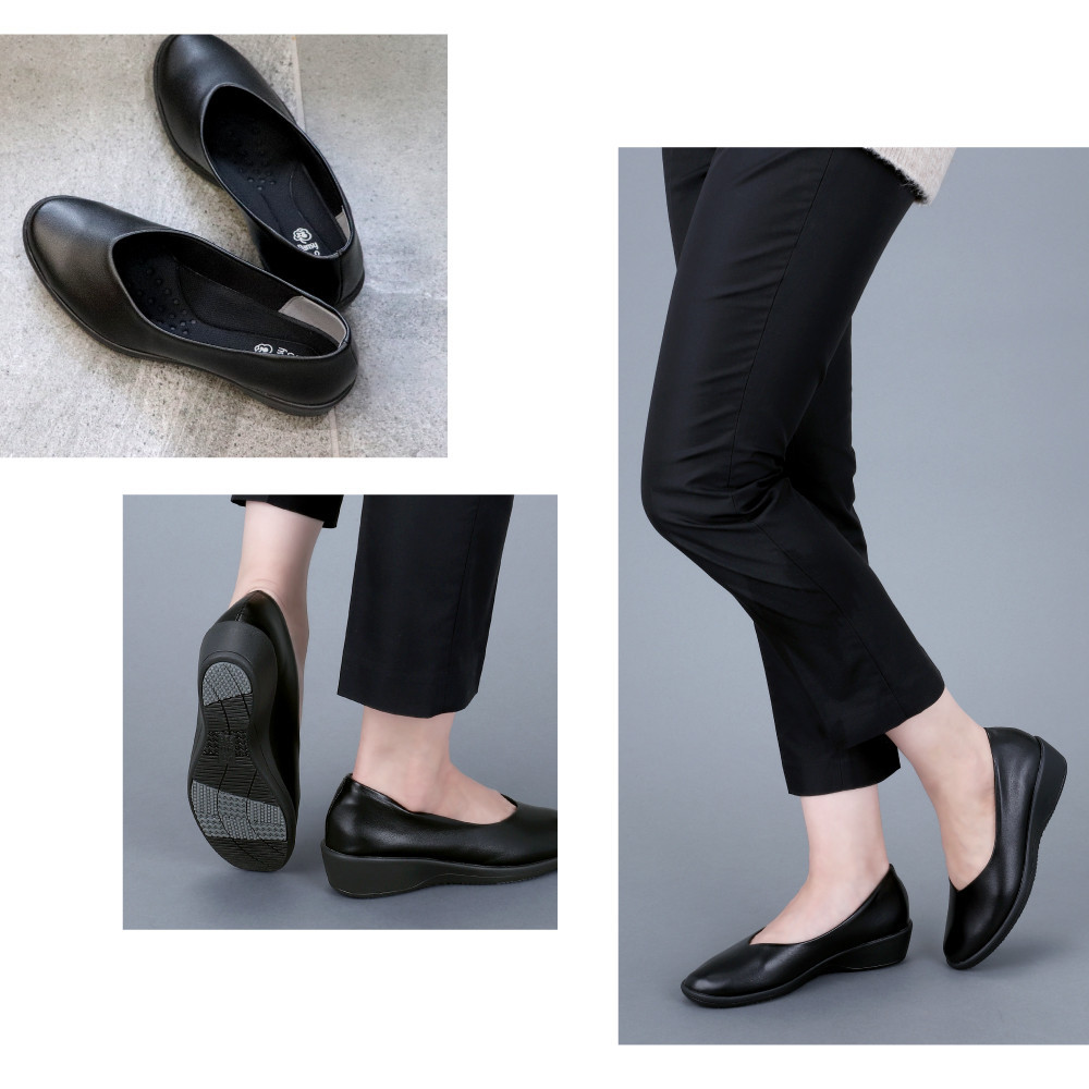 4078 繝代Φ繝励せ 繝悶Λ繝繧ッ 22.5cm 繝代Φ繧ク繝シ 譌・譛ャ陬ス 豁ゥ縺阪d縺吶> 逞帙¥縺ェ繧翫↓縺上> 繝ュ繝シ繝偵シ繝ォ 鮟 莠コ豌 繧ェ繝輔ぅ繧ケ繧キ繝・繝シ繧コ 髱エ