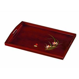 長手盆 木製 尺六 48cm 春ラン【YG409】