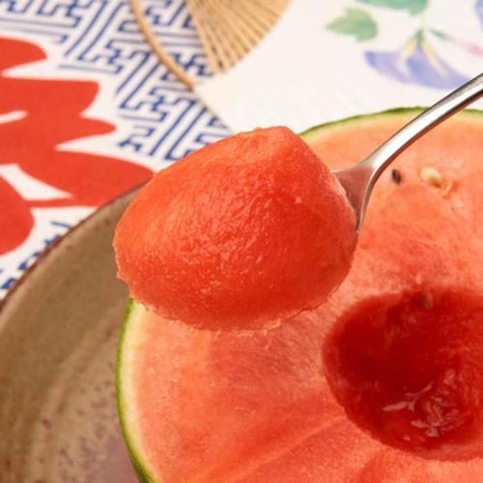 ［先行予約］厳選 小玉すいか Ｍサイズ／１玉入り［農家直送］［和歌山県産］［MS126］