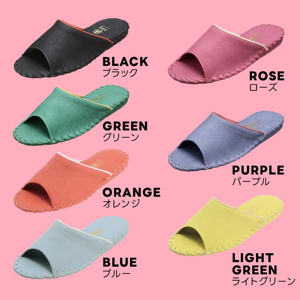 9505J スリッパ ローズ M（23.0cm～23.5cm）パンジー 日本製 レディース 防汚素材 手縫い 静音 滑り止め 抗菌加工 軽量  丈夫 ギフト 人気  ルームシューズ