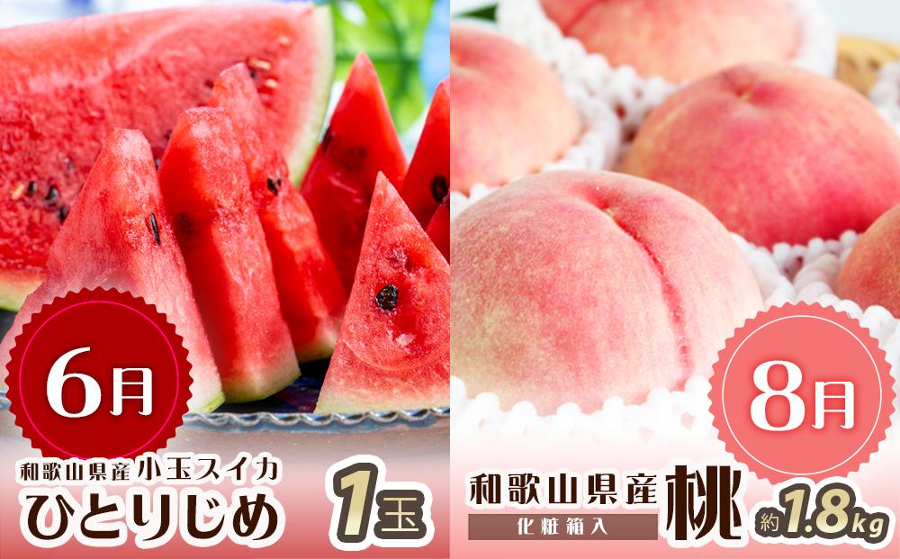 【2・4・6・8・10・12月 偶数月発送 全6回】和歌山産 旬のフルーツ お楽しみ 定期便 【魚鶴商店】【UT113】