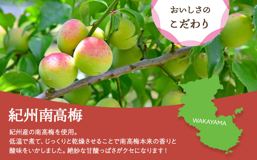 和歌山県産 丸ごと果実 ドライフルーツ 紀州南高梅 40g×3袋