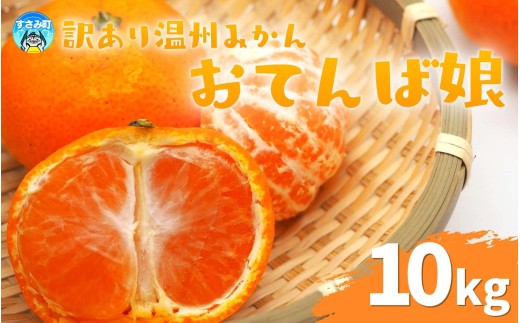 訳あり品 温州みかん 「おてんば娘」10kg(早生・中生・晩稲)【S～2Lサイズおまかせ】【2025年10月中旬～2026年1月中旬頃までに順次発送】＜味好農園＞/みかん 蜜柑 柑橘 温州みかん 訳あり 果物 フルーツ 【agy007】