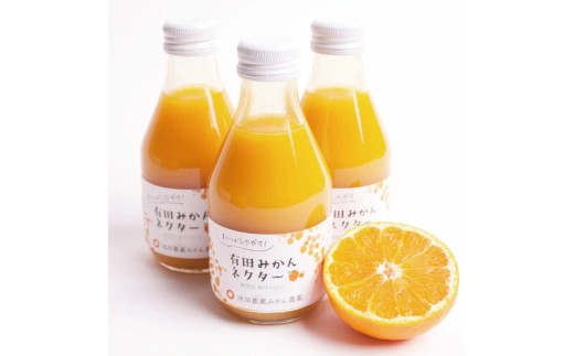 とろり　みかんネクター180ml×4本 【無添加100%ストレートジュース】【有田みかんジュース】【ikd251】