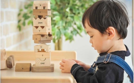 IKONIH ナンバータワー / おもちゃ 子供 こども オモチャ 玩具 プレゼント お祝い 木 出産祝い 安全 オーガニックトイ ファーストトイ ままごと おままごと キッチン アイコニー【kip020】
