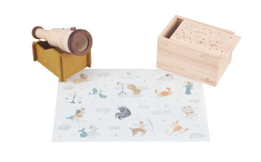 IKONIH 天体望遠鏡セット / おもちゃ 子供 こども オモチャ 玩具 プレゼント お祝い 木 出産祝い 安全 オーガニックトイ ファーストトイ ままごと おままごと キッチン アイコニー【kip026】